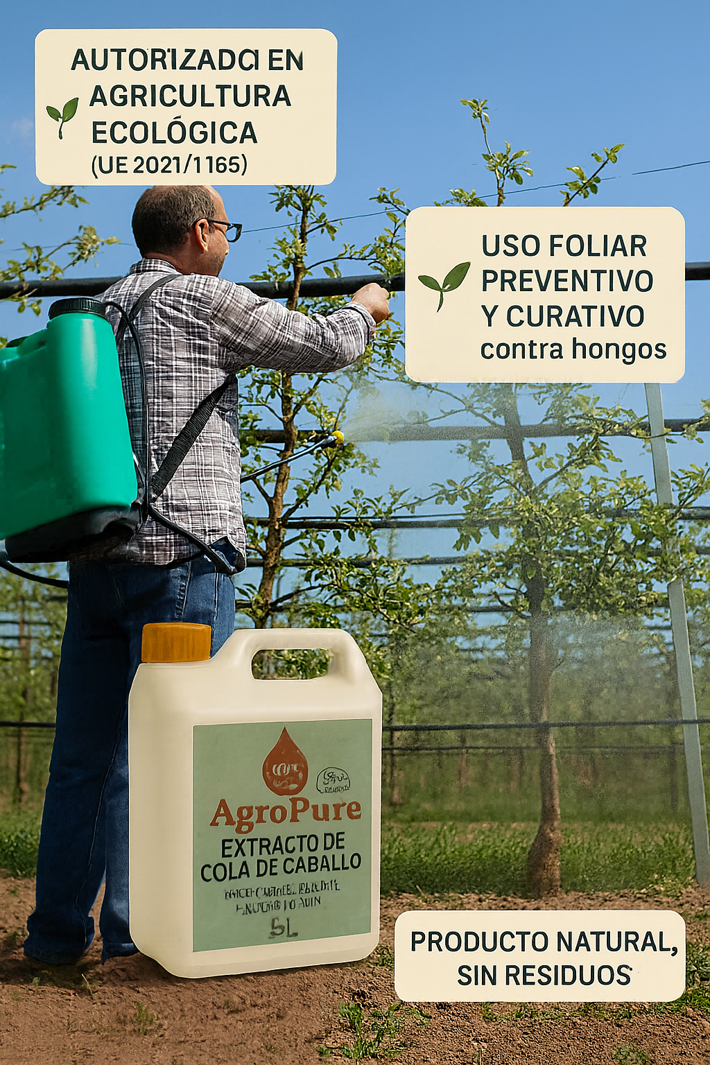 AgroPure - Extracto de Cola de Caballo 5 L