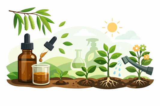 Extracto de sauce para plantas y su uso