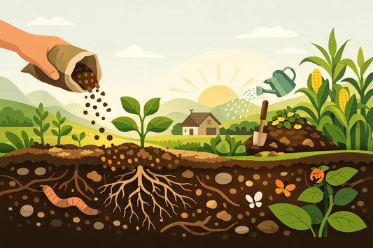 Fertilizante orgánico para un suelo vivo y fértil