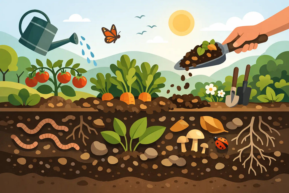 Cómo mejorar el suelo del huerto de forma natural