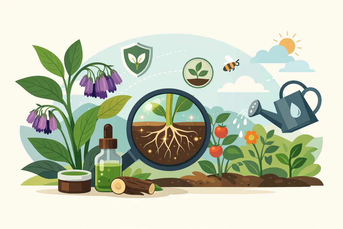 ¿Para qué sirve la consuelda en las plantas?