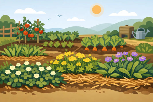 Mejores plantas para acolchado orgánico en huerto