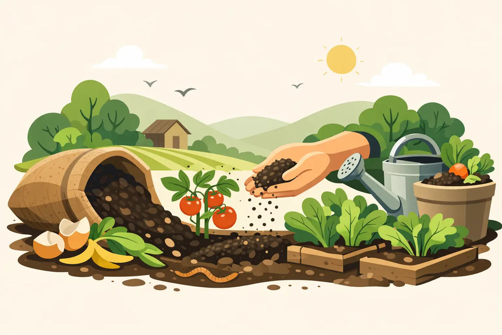 Abonos naturales para huerto ecológico
