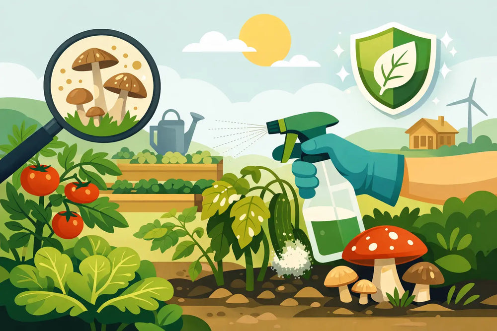 Cómo prevenir hongos en el huerto ecológico