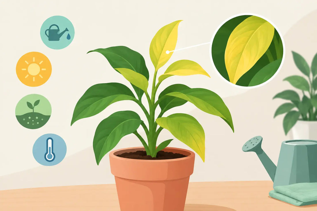 Por qué amarillean hojas nuevas en las plantas
