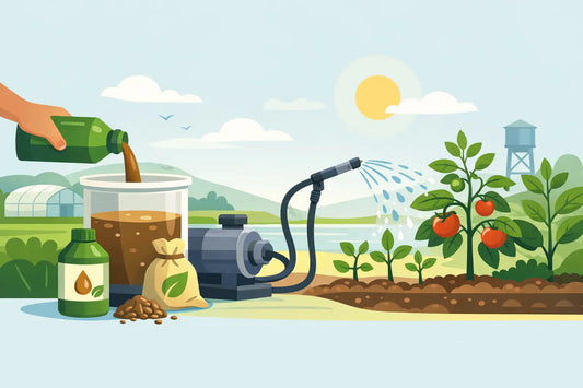 Cómo preparar riego con fertilizante orgánico