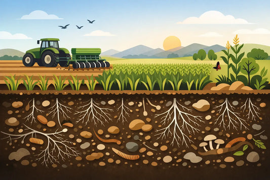 Agricultura sin labranza para cuidar el suelo