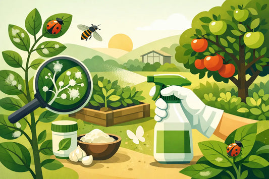 Control ecológico de oídio en huerto y jardín