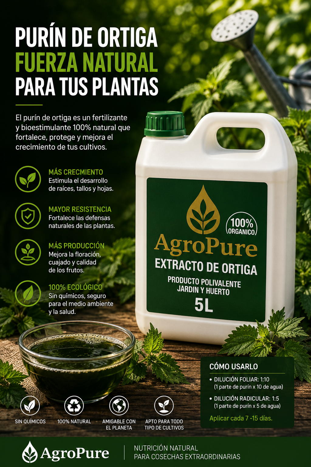 AgroPure - Extracto de Ortiga 5 L