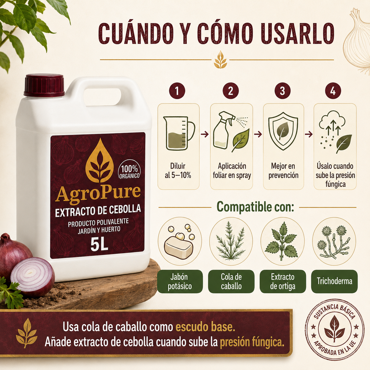 AgroPure - Extracto de Cebolla 5 L